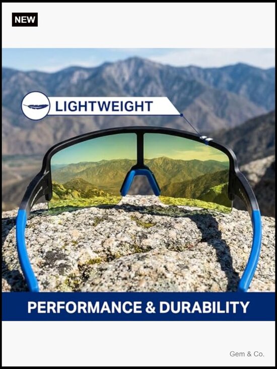 Polarized Wrap-Around Sunglasses for Men & Women 100% UV Protection main image 4